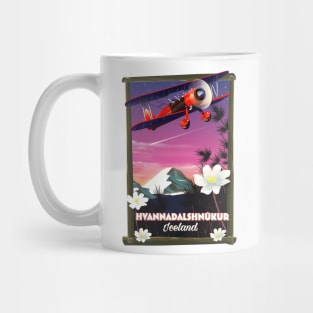 Hvannadalshnúkur Iceland travel poster Mug